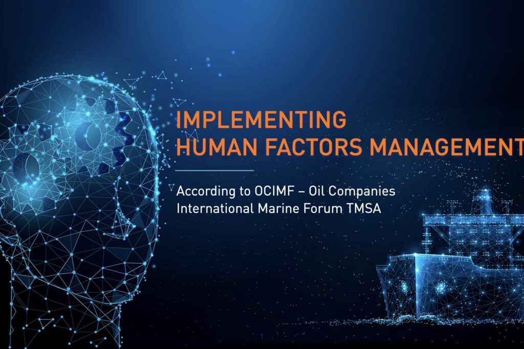 Consulting TMSA - Implementation of Human Factors Management in Shipping
